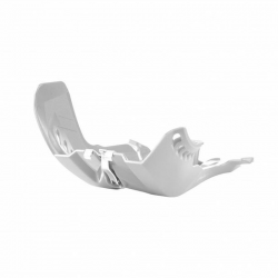 Polisport, kryt pod motor Fortress Skid Plate, KTM EXC 250/300 `20-21, bílá barva